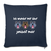 Ick wunder mir - Sofakissen mit Füllung (45 x 45 cm) - Navy