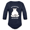 Einjeatmet - Bio-Langarmbody - Dunkelnavy