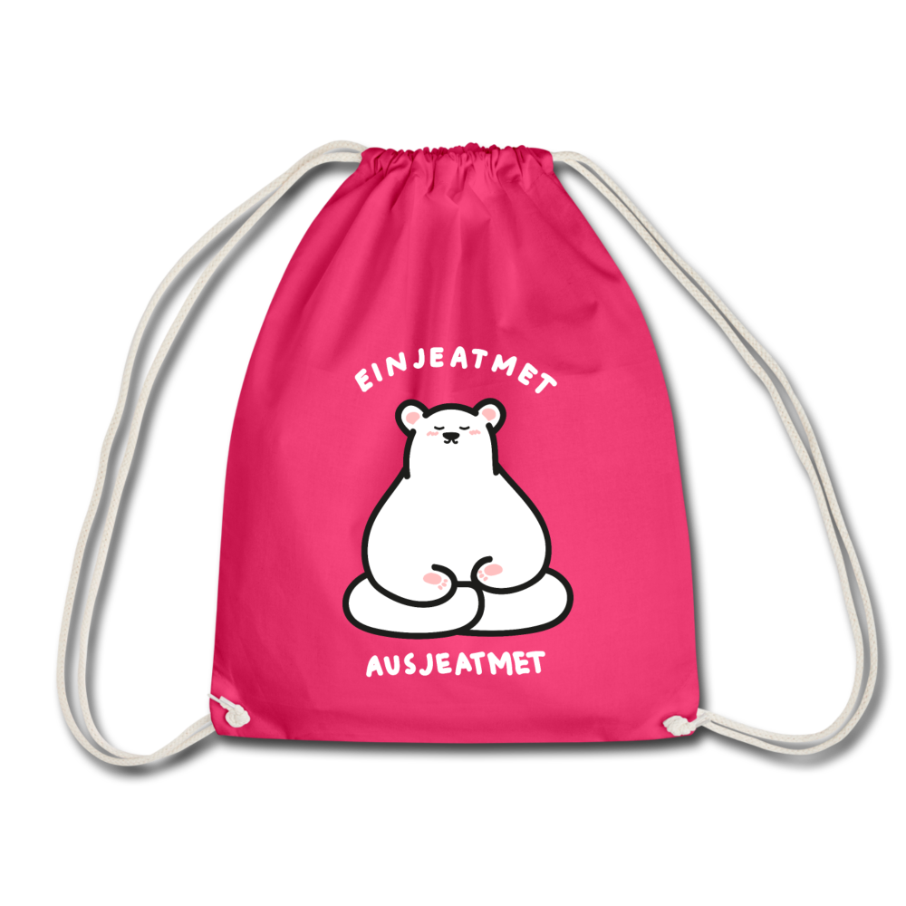 Einjeatmet - Turnbeutel - Fuchsia