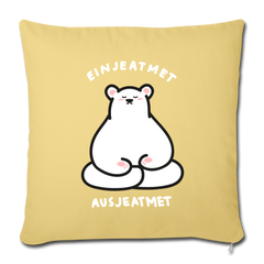 Einjeatmet - Sofakissen mit Füllung (45 x 45 cm)