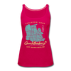 Chalkidiki oder Charlottenburg - Frauen Premium Tank Top - dunkles Pink