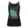 Chalkidiki oder Charlottenburg - Frauen Premium Tank Top - Anthrazit