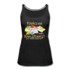 Kreta oder Kreuzberg - Frauen Premium Tank Top - Schwarz