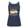 Kreta oder Kreuzberg - Frauen Premium Tank Top - Navy