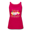 Kreta oder Kreuzberg - Frauen Premium Tank Top - dunkles Pink