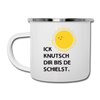 Ick knutsch dir Sonne! - Emaille Tasse