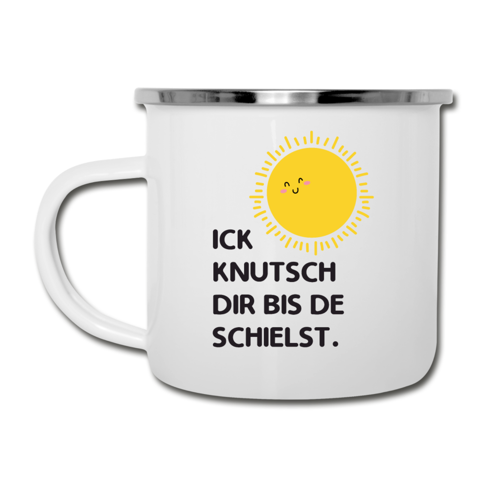 Ick knutsch dir Sonne! - Emaille Tasse