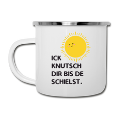 Ick knutsch dir Sonne! - Emaille Tasse