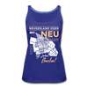 Neuseeland oder Neukölln - Frauen Premium Tank Top - Königsblau