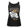 Neuseeland oder Neukölln - Frauen Premium Tank Top - Anthrazit
