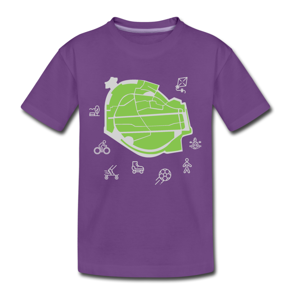 Tempelhof Feld - Teenager Premium T-Shirt - Lila