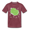 Tempelhof Feld - Teenager Premium T-Shirt - Bordeauxrot meliert
