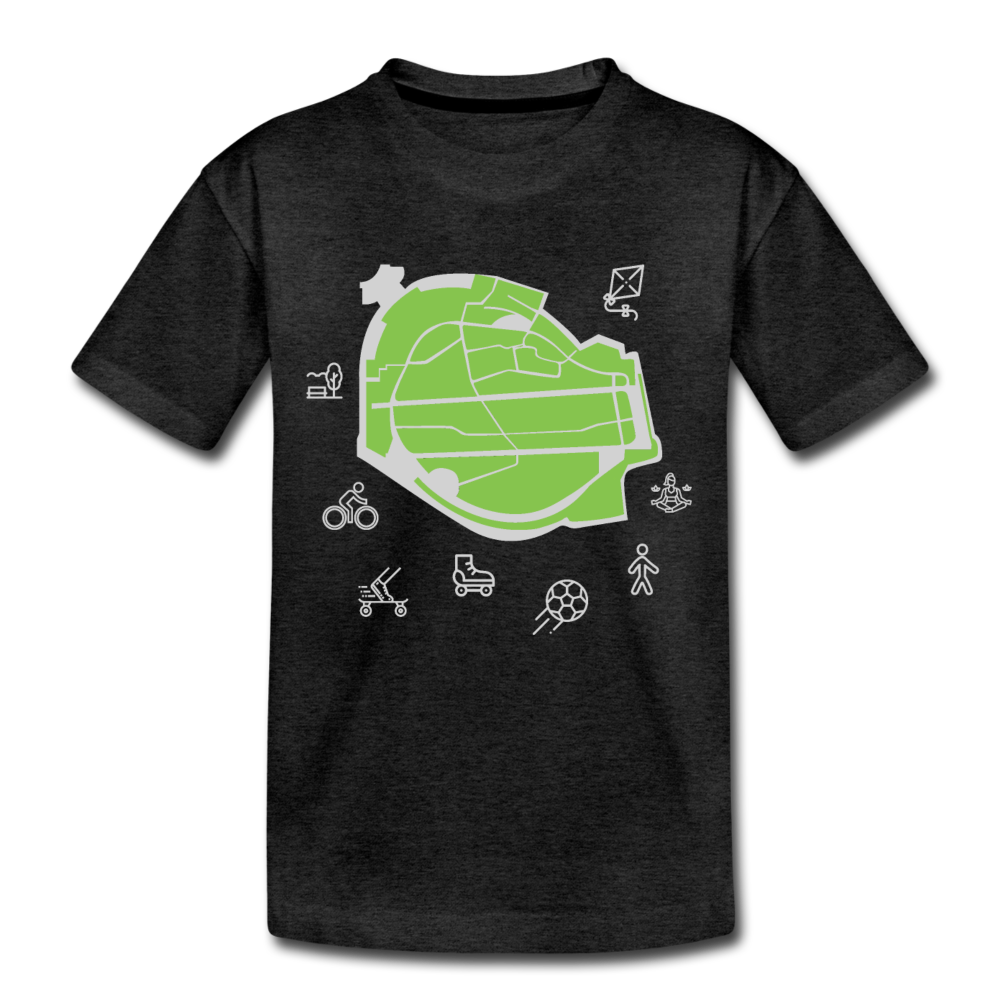 Tempelhof Feld - Teenager Premium T-Shirt - Anthrazit