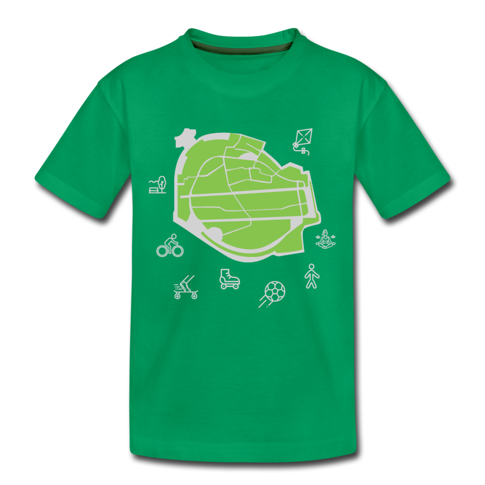 Tempelhof Feld - Teenager Premium T-Shirt - Kelly Green
