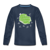 Tempelhof Feld - Teenager Langarmshirt - Navy