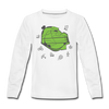 Tempelhof Feld - Kinder Langarmshirt - Weiß