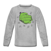 Tempelhof Feld - Kinder Langarmshirt - Grau meliert