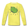 Tempelhof Feld - Kinder Langarmshirt - Gelb