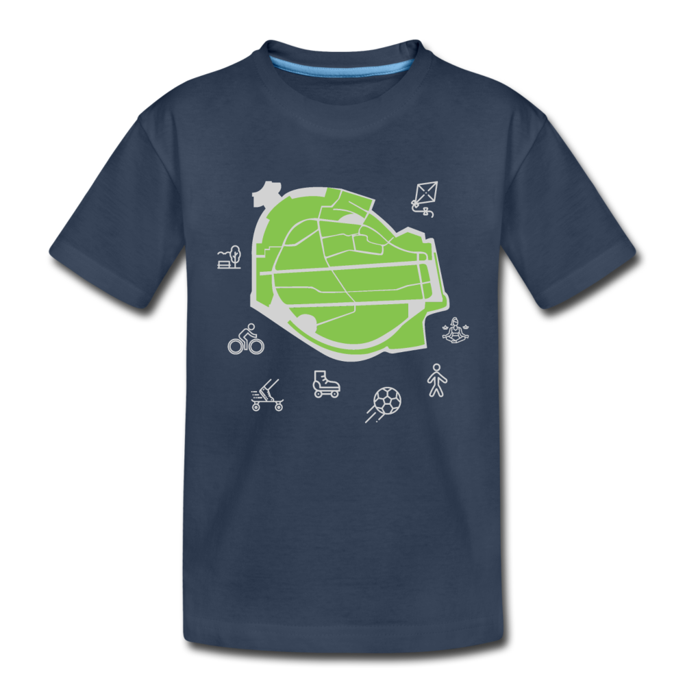 Tempelhof Feld - Kinder Premium T-Shirt - Navy
