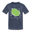 Tempelhof Feld - Kinder Premium T-Shirt - Blau meliert