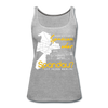 Spanien oder Spandau - Frauen Premium Tank Top - Grau meliert