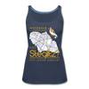 Stockholm oder Steglitz - Frauen Premium Tank Top - Navy