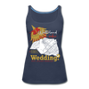 Westerland oder Wedding - Frauen Premium Tank Top - Navy