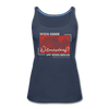 Wien Oder Wilmersdorf Uff Jeden Berlin - Frauen Premium Tank Top - Navy