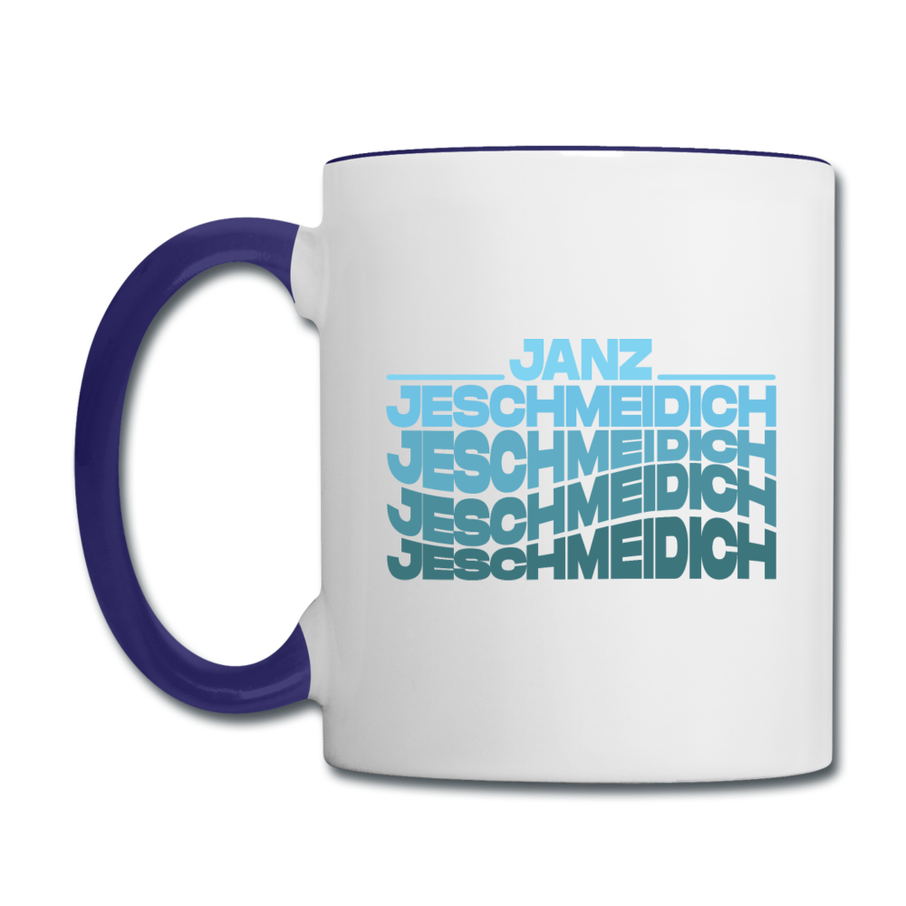 Janz Jeschmeidich - Tasse zweifarbig