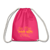 Jeh mah nich uffn Keks gelb - Turnbeutel - Fuchsia