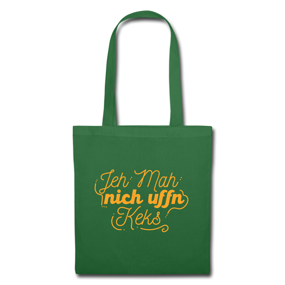 Jeh mah nich uffn Keks gelb - Stoffbeutel - Fichte