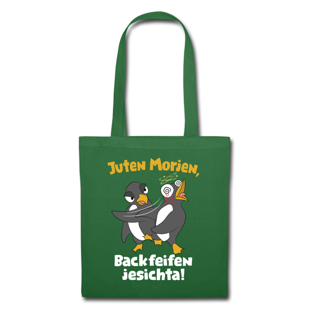 Juten Morjen, Backfeifenjesichta! - Stoffbeutel - Fichte