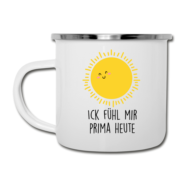 Ick fühl mir prima - Emaille Tasse