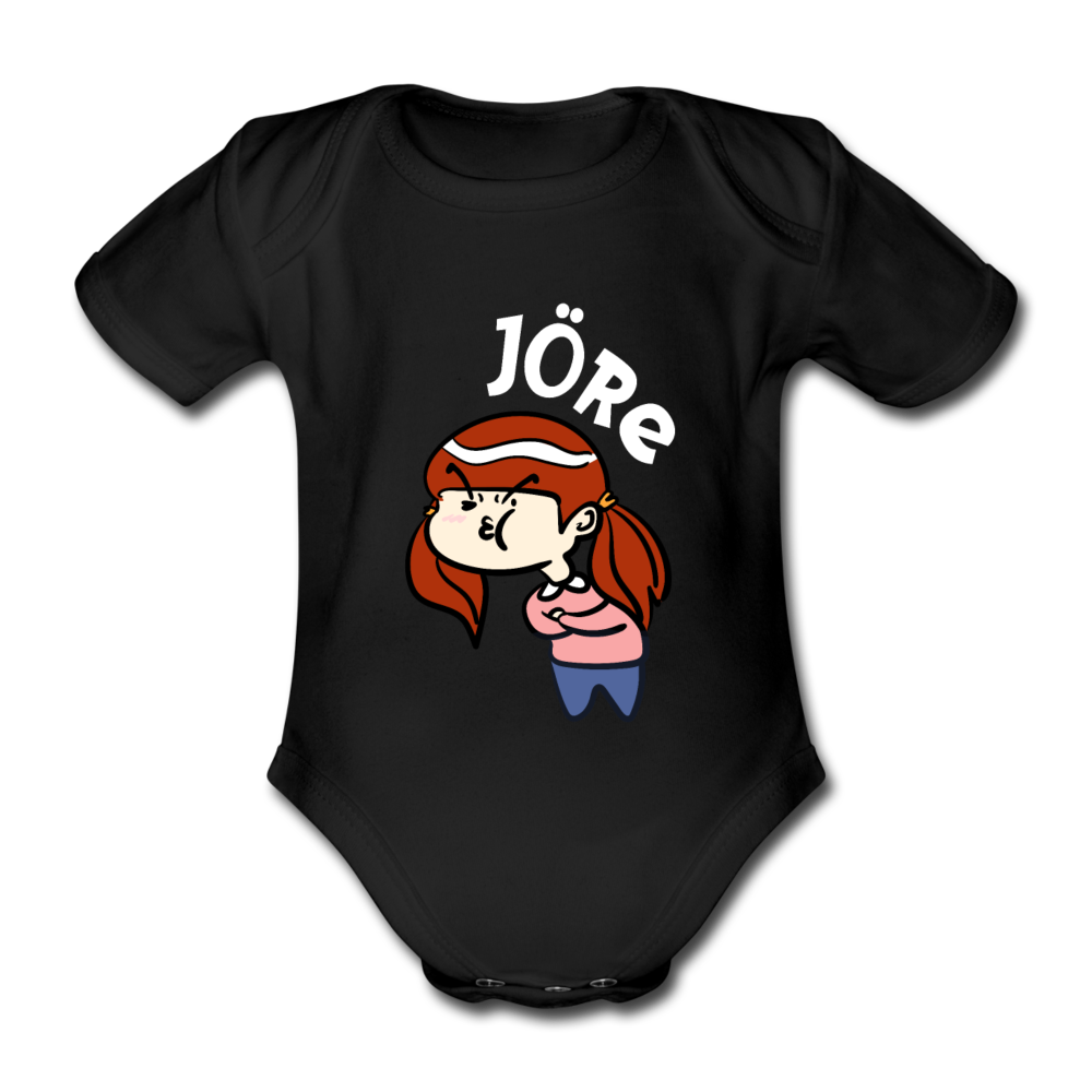 Jöre - Bio-Kurzarmbody - Schwarz