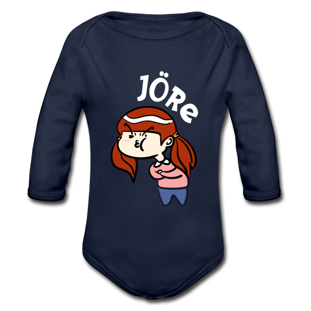 Jöre - Bio-Langarmbody - Dunkelnavy