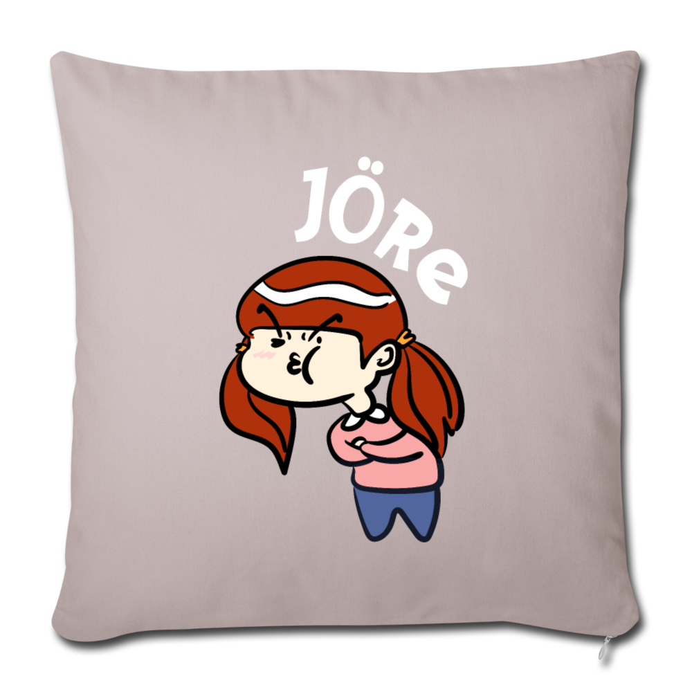 Jöre - Sofakissen mit Füllung (45 x 45 cm) - helles Taupe