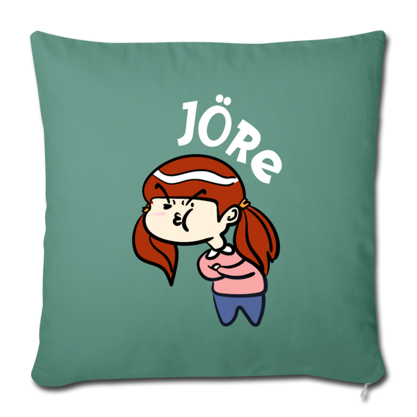 Jöre - Sofakissen mit Füllung (45 x 45 cm) - Tanngrün