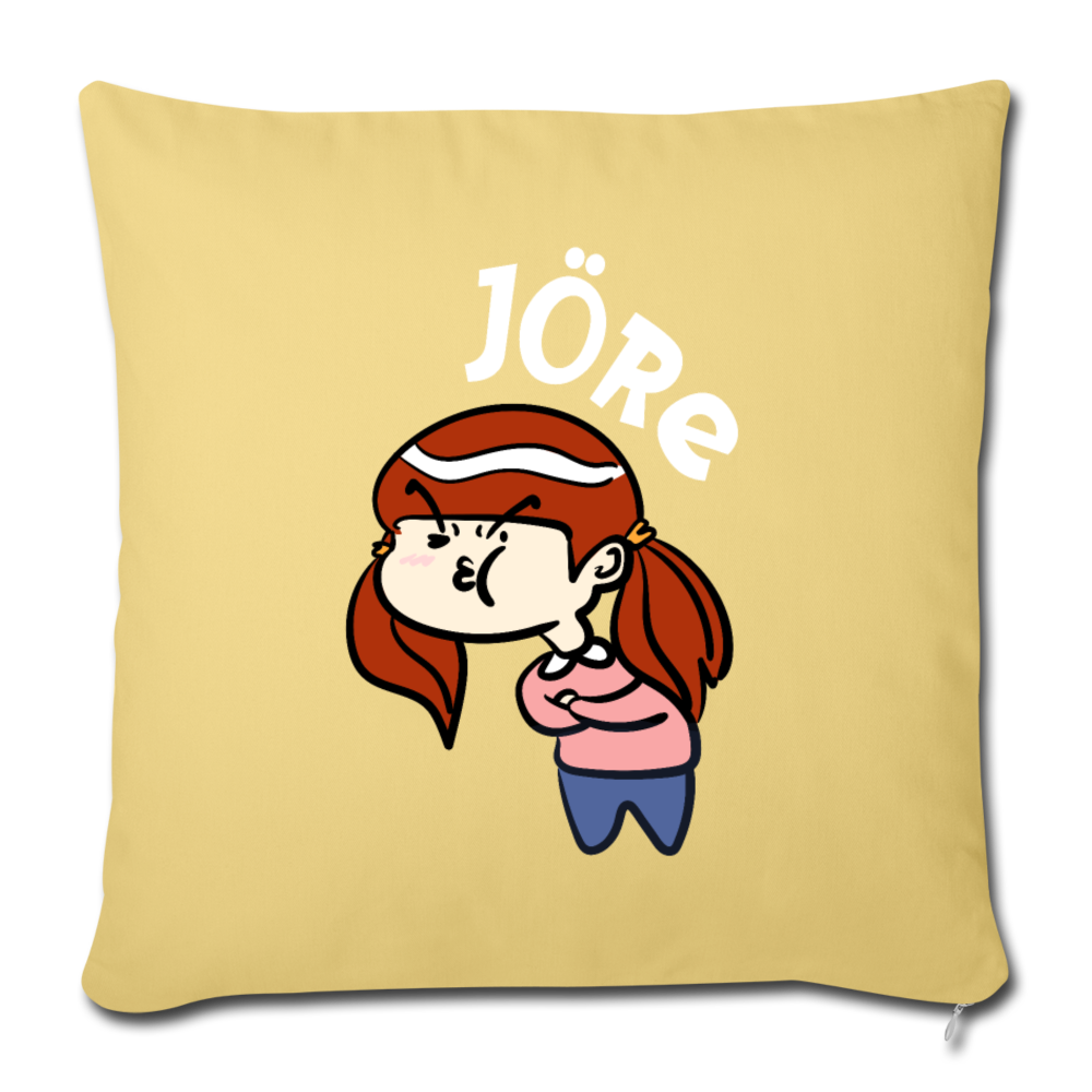 Jöre - Sofakissen mit Füllung (45 x 45 cm) - Hellgelb