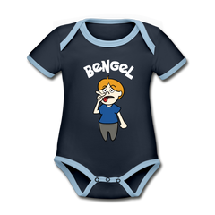 Bengel - Baby Bio-Kurzarm-Kontrastbody