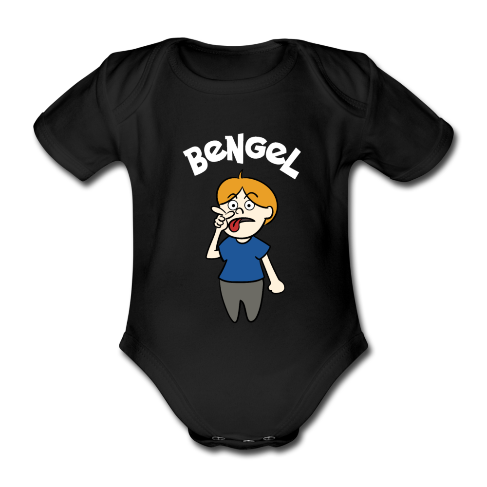 Bengel - Bio-Kurzarmbody - Schwarz