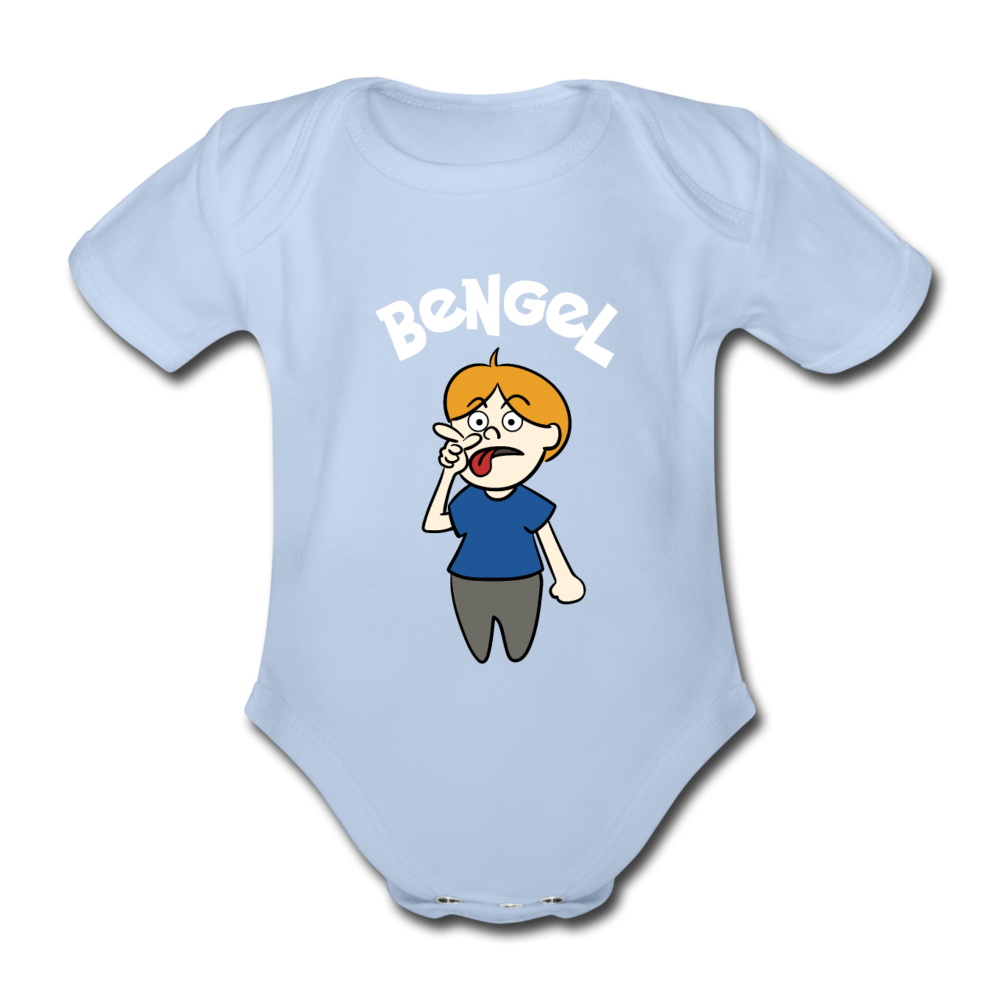 Bengel - Bio-Kurzarmbody - Sky