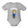 Bengel - Bio-Kurzarmbody - Grau meliert