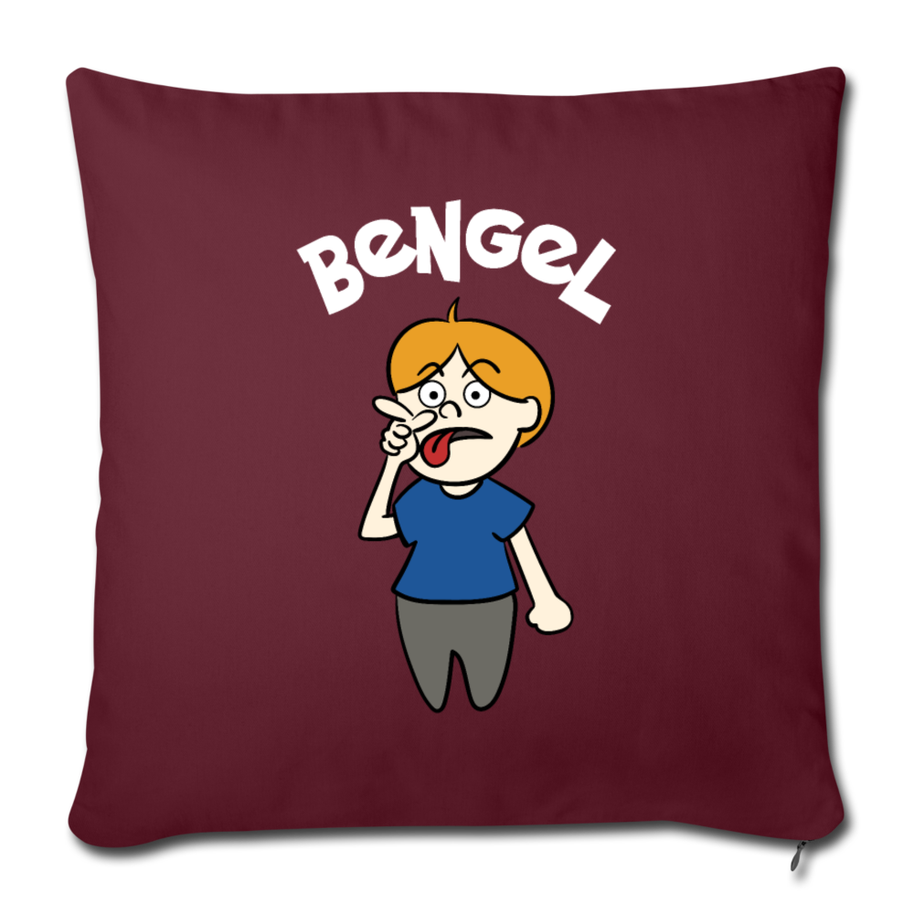 Bengel - Sofakissen mit Füllung (45 x 45 cm) - Burgunderrot