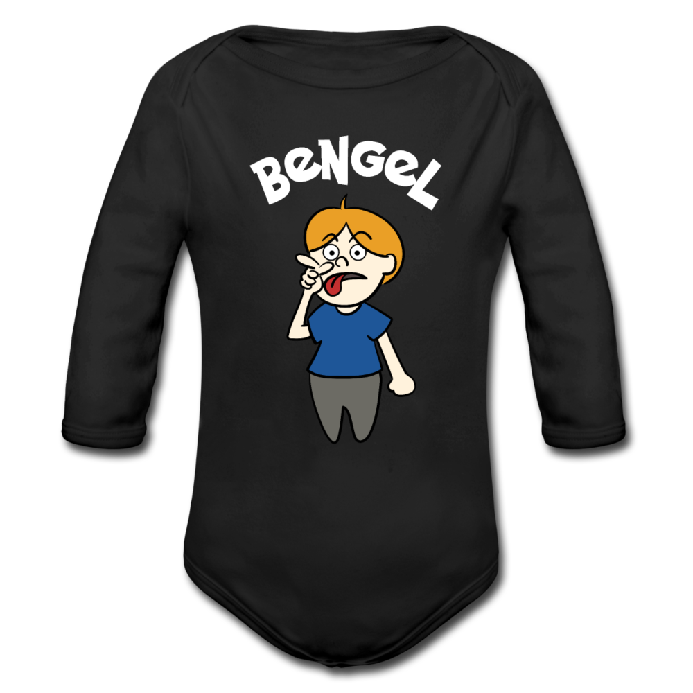 Bengel - Bio-Langarmbody - Schwarz