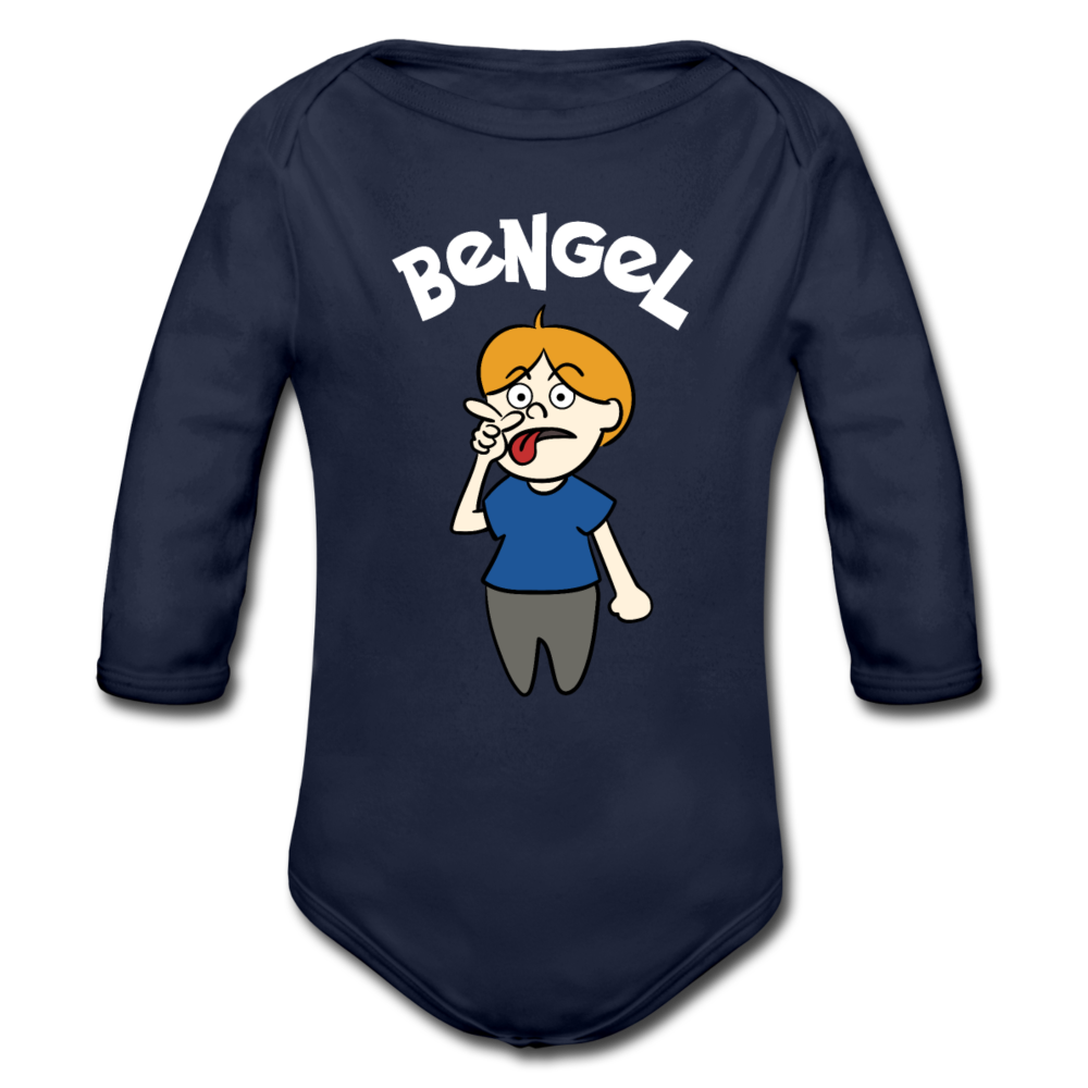 Bengel - Bio-Langarmbody - Dunkelnavy