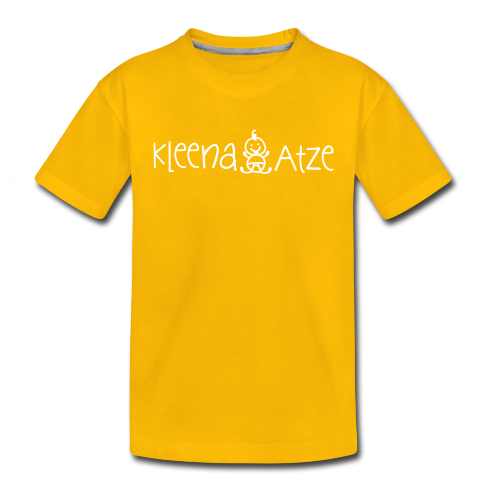 Kleena Atze - Kinder Premium T-Shirt - Sonnengelb