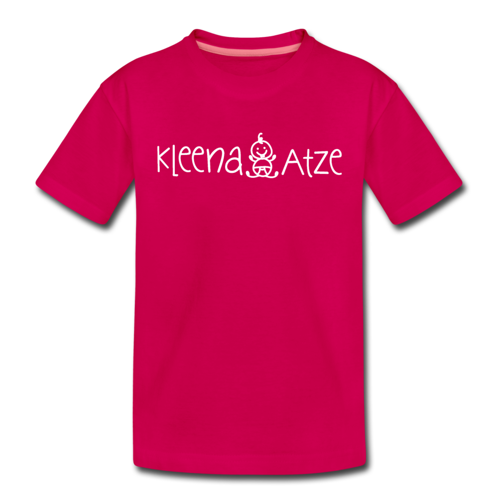 Kleena Atze - Kinder Premium T-Shirt - dunkles Pink