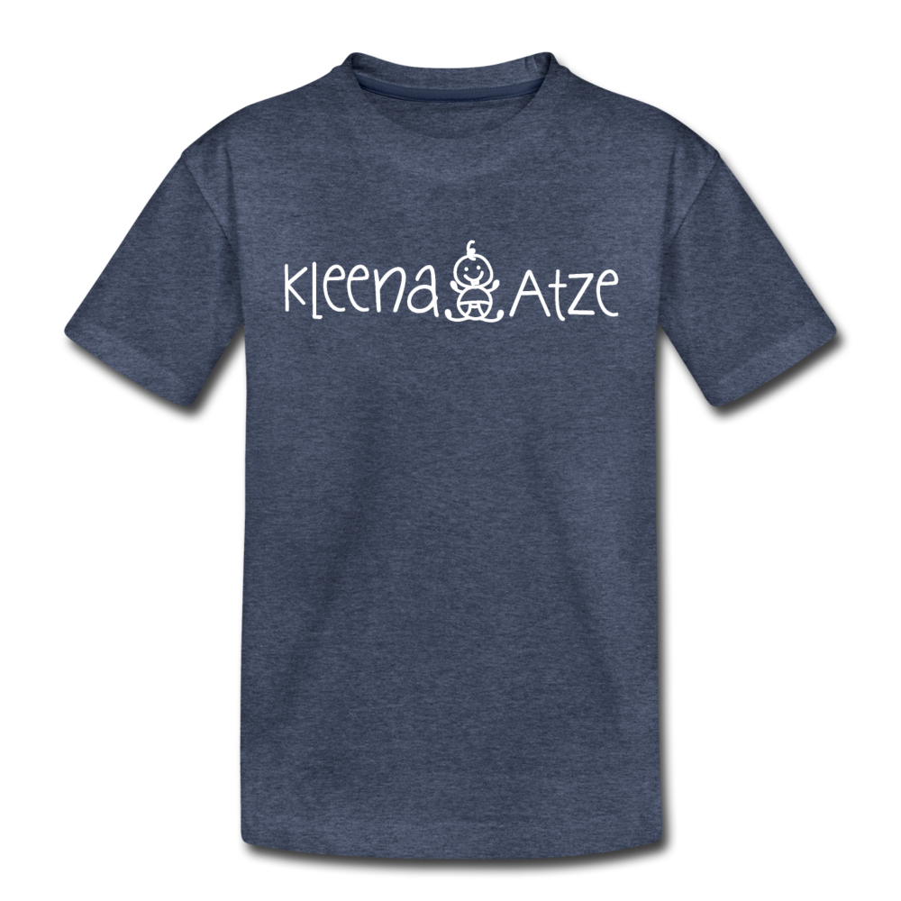 Kleena Atze - Kinder Premium T-Shirt - Blau meliert