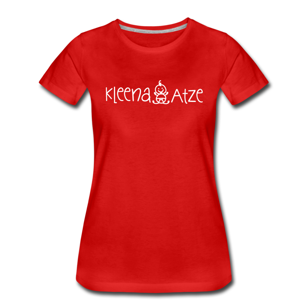 Kleena Atze - Frauen Premium T-Shirt - Rot