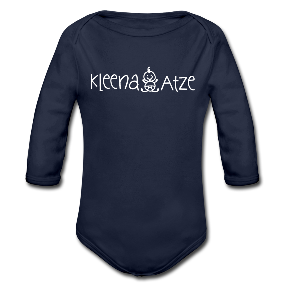 Kleena Atze - Bio-Langarmbody - Dunkelnavy